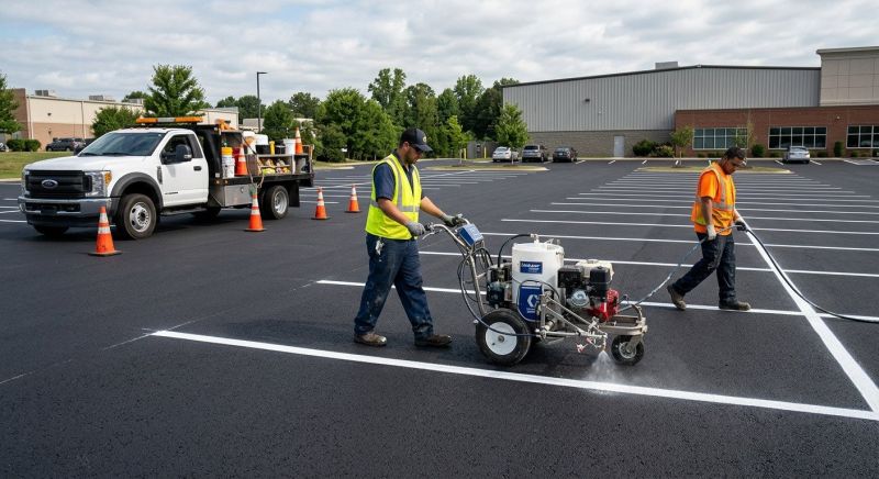 Asphalt Painting in Los Angeles, CA