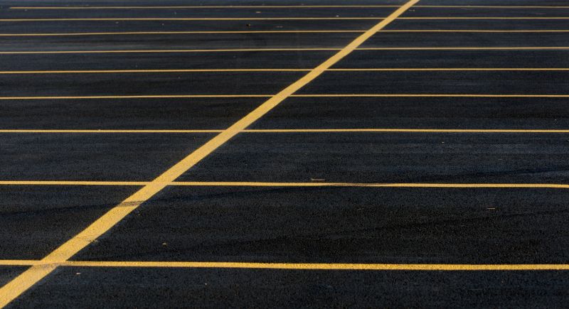 Asphalt Painting in Palm Springs, CA