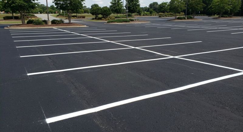 Concrete Parking Lot Striping in Acworth, GA