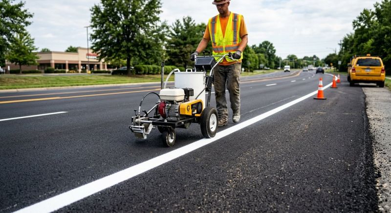 Lane Marking Service in Houston, TX