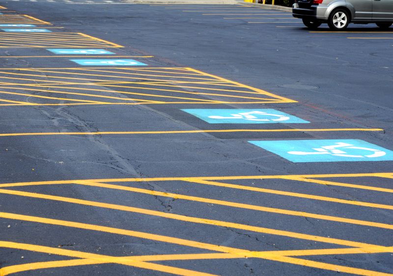 Parking Space Marking in Palm Springs, CA