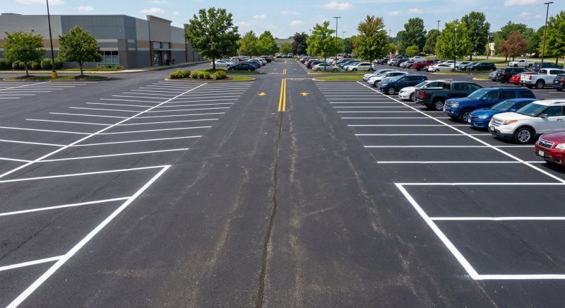 Commercial Asphalt Painting in Acworth, GA